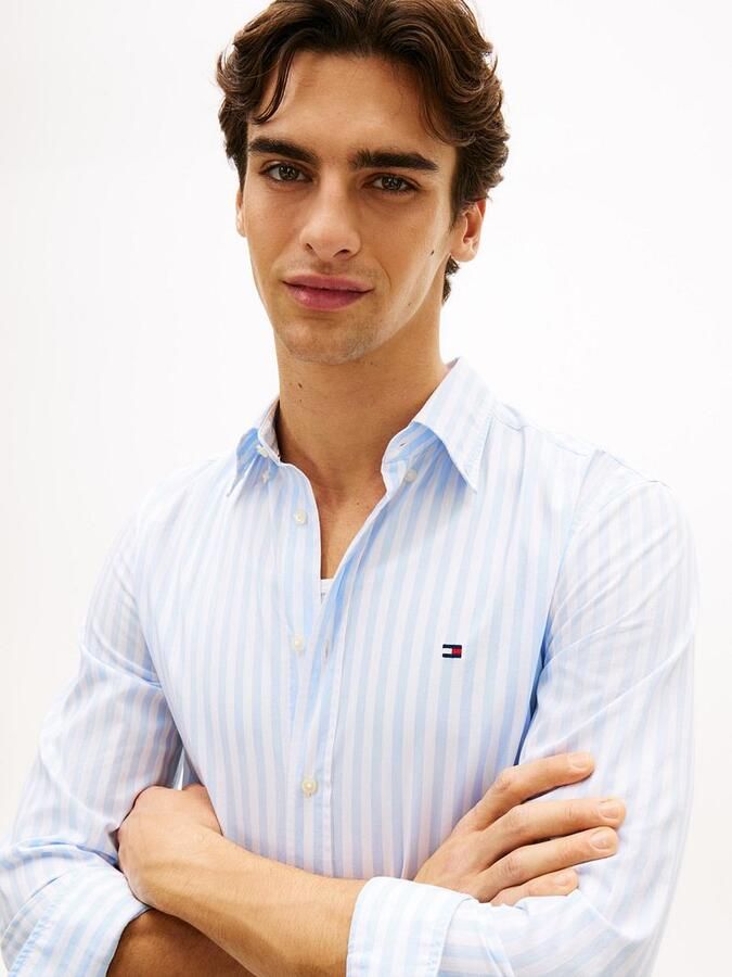 Tommy Hilfiger Regular fit vrijetijdsoverhemd van katoenpopeline - Foto 2