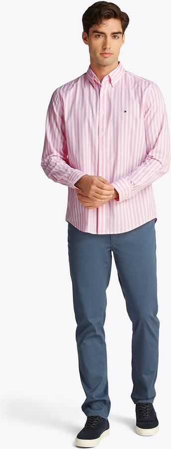 Tommy Hilfiger Overhemd Lange Mouw FLEX POPLIN BOLD STRIPE RF SHIRT - Foto 3