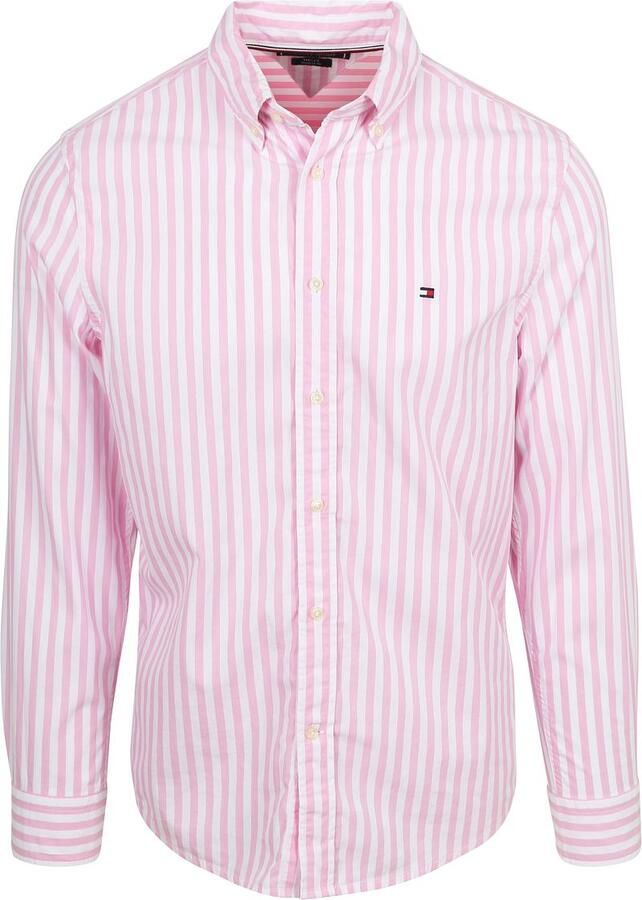 Tommy Hilfiger Regular fit vrijetijdsoverhemd van katoenpopeline