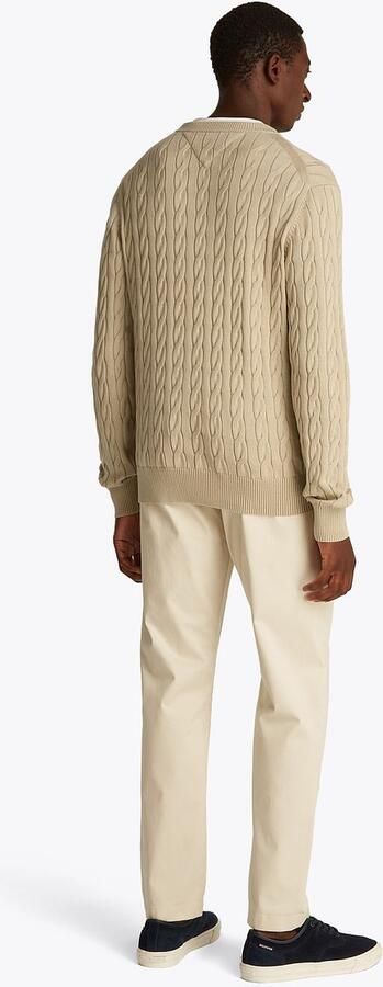 Tommy Hilfiger Pullover Cable Beige - Foto 4