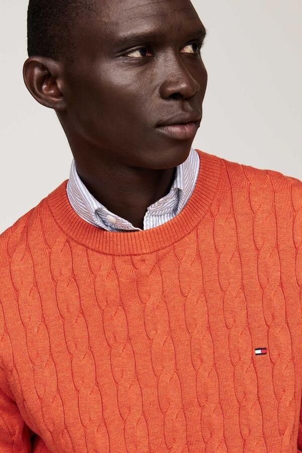 Tommy Hilfiger Gebreide pullover met kabelpatroon - Foto 3