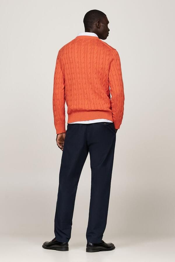 Tommy Hilfiger Gebreide pullover met kabelpatroon - Foto 4