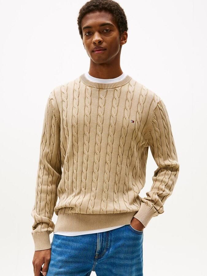 Tommy Hilfiger Pullover Cable Sandalwood - Foto 2