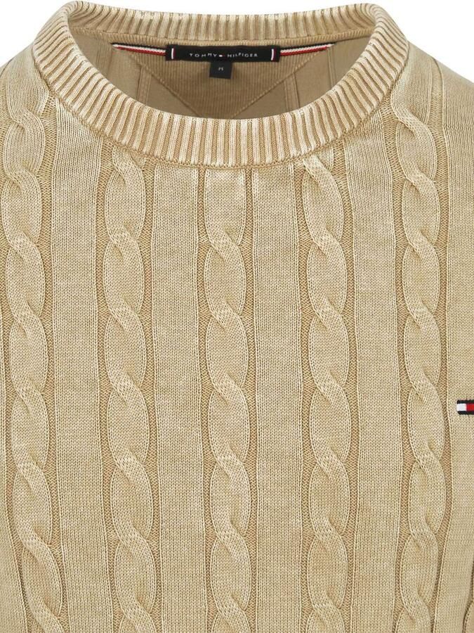 Tommy Hilfiger Pullover Cable Sandalwood - Foto 4