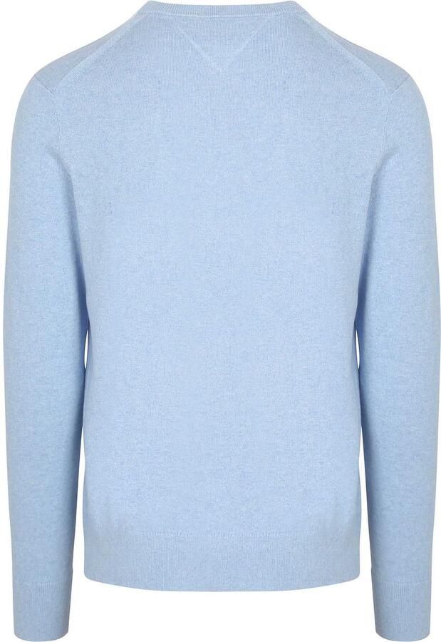 Tommy Hilfiger Regular fit gebreide pullover van een mix van katoen en kasjmier