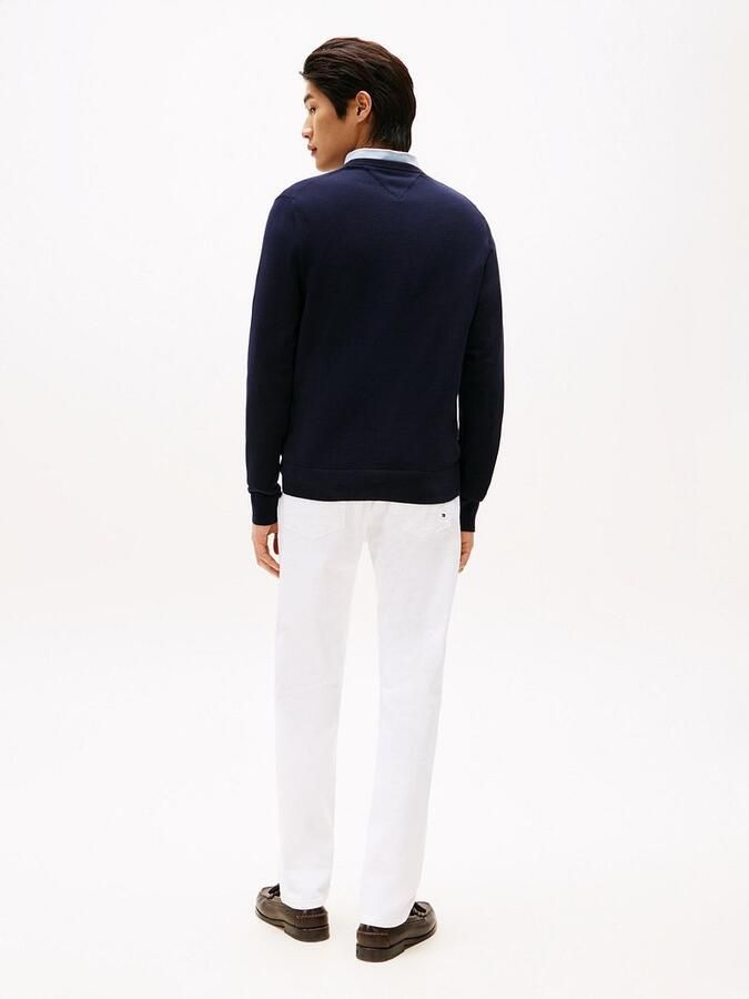 Tommy Hilfiger Trui met ronde hals ESSENTIAL COTTON CREW NECK 100% katoen crewneck regular fit premium mode - Foto 13