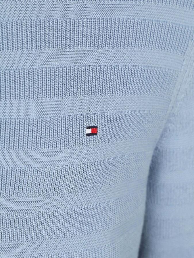 Tommy Hilfiger Schipperstrui STRIPE STRUCTURE ZIP MOCK - Foto 9