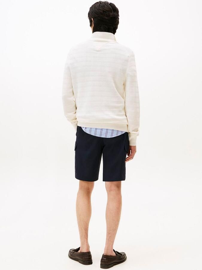 Tommy Hilfiger Pullover Halfzip Structure Ivory - Foto 3
