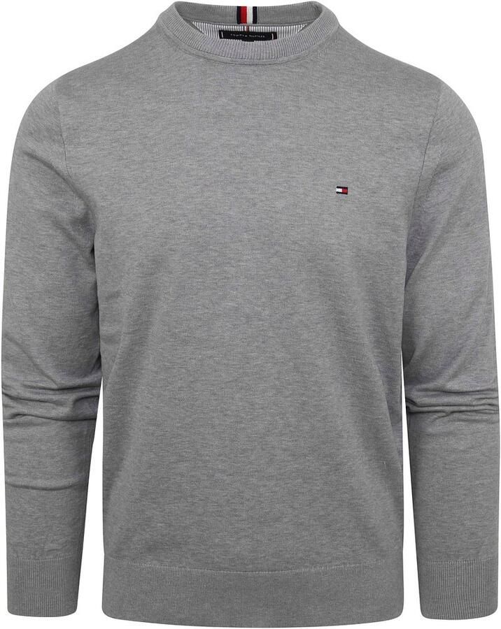 Tommy Hilfiger Regular fit gebreide pullover van een mix van katoen en kasjmier - Foto 2