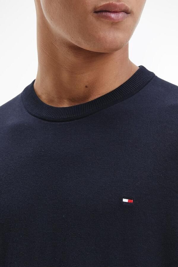 TOMMY HILFIGER Heren Truien & Vesten 1985 Crew Neck Sweater Donkerblauw - Foto 4