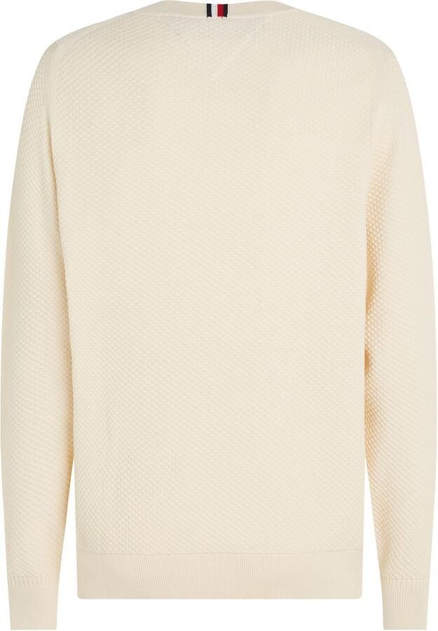 TOMMY HILFIGER Heren Truien & Vesten Oval Structure Crew Neck Beige - Foto 2