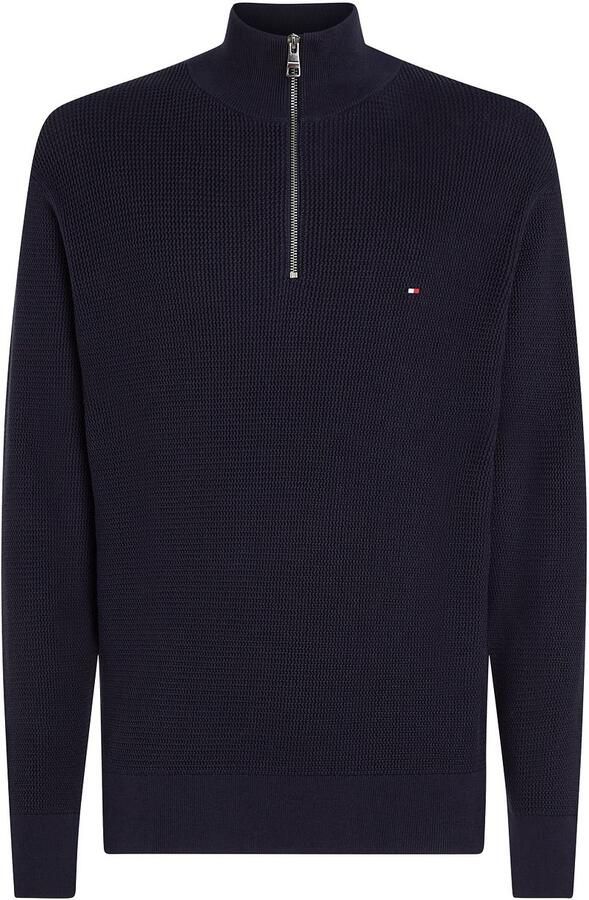 Tommy Hilfiger Schipperstrui RACKING STRUCTURE ZIP MOCK