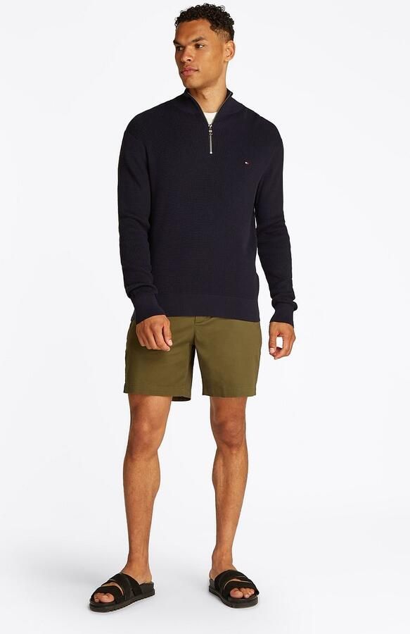 Tommy Hilfiger Schipperstrui RACKING STRUCTURE ZIP MOCK - Foto 4
