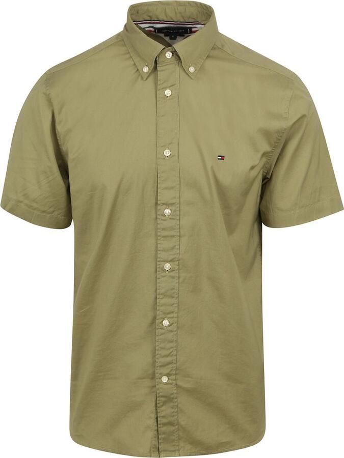 Tommy Hilfiger Overhemd met korte mouwen FLEX POPLIN RF SHIRT S S - Foto 2