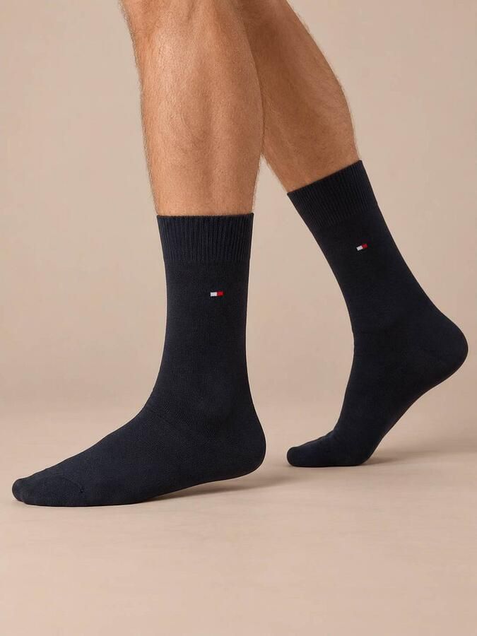Tommy Hilfiger Socks Two Pack Knitted Rugby Socks Navy Tommy Original - Foto 2