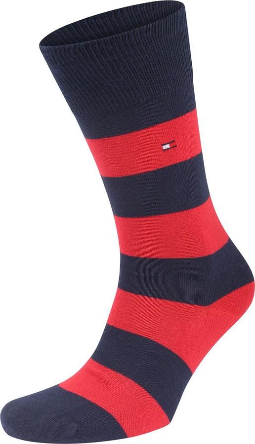 Tommy Hilfiger Socks Two Pack Knitted Rugby Socks Navy Tommy Original - Foto 4