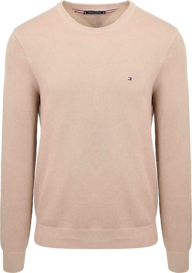 Tommy Hilfiger Trui met ronde hals ESSENTIAL STRUCTURE CREW NECK met structuur en label - Foto 8