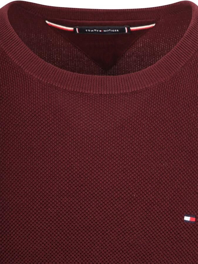 Tommy Hilfiger Trui met ronde hals ESSENTIAL STRUCTURE CREW NECK met structuur en label - Foto 7