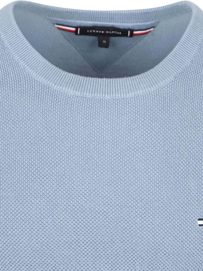 TOMMY HILFIGER Heren Truien & Vesten Essential Structure Crew Neck Lichtblauw - Foto 9