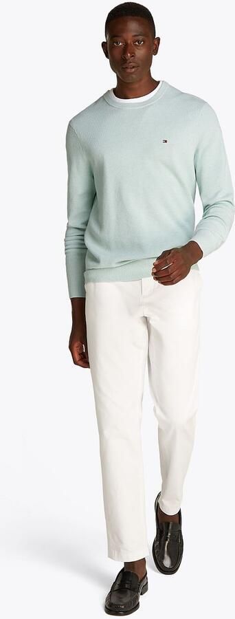 Tommy Hilfiger Trui met ronde hals ESSENTIAL STRUCTURE CREW NECK met structuur en label - Foto 7