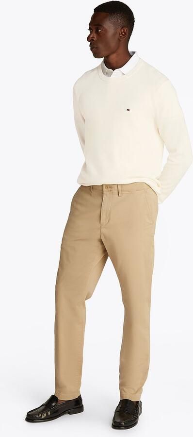 TOMMY HILFIGER Heren Truien & Vesten Essential Structure Crew Neck Creme - Foto 8