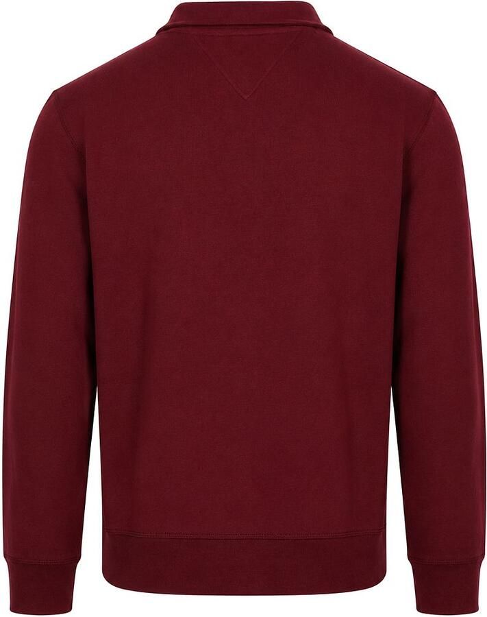 Tommy Hilfiger Sweat Half Zip Pullover Burgundy - Foto 2