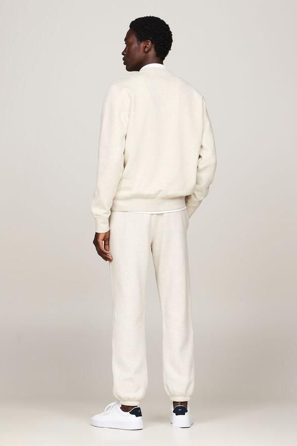 TOMMY HILFIGER Heren Truien & Vesten Essential Fleece Crewneck Beige