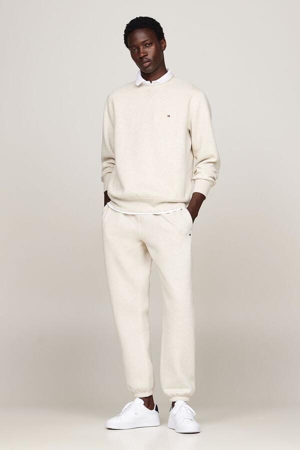 TOMMY HILFIGER Heren Truien & Vesten Essential Fleece Crewneck Beige - Foto 3