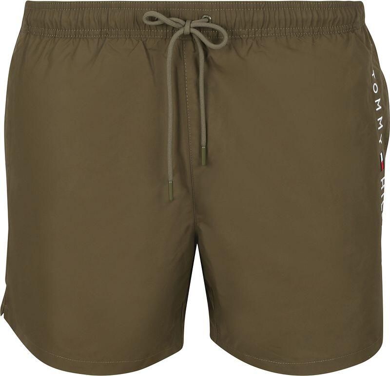 Tommy Hilfiger Swimwear Zwemshort MEDIUM DRAWSTRING met logoborduring op de heup - Foto 7