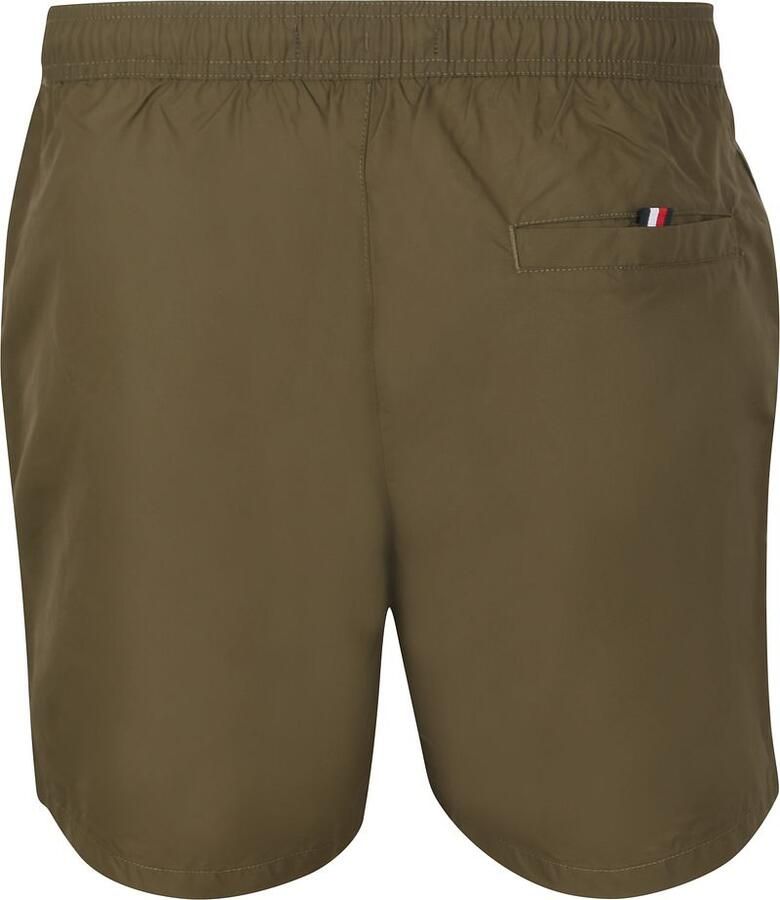 Tommy Hilfiger Swimwear Zwemshort MEDIUM DRAWSTRING met logoborduring op de heup