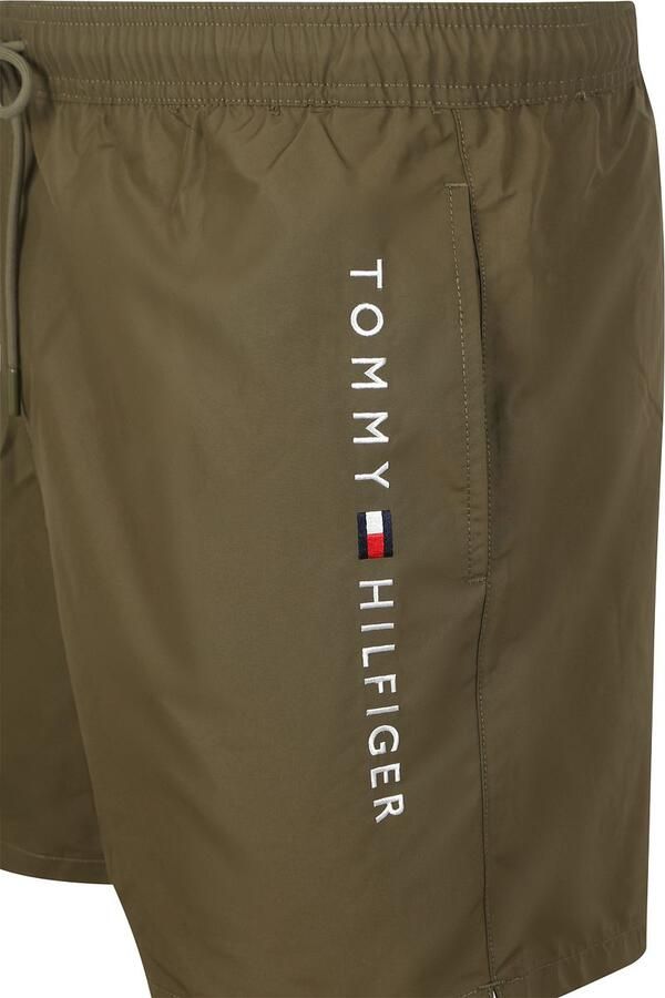 Tommy Hilfiger Swimwear Zwemshort MEDIUM DRAWSTRING met logoborduring op de heup - Foto 7