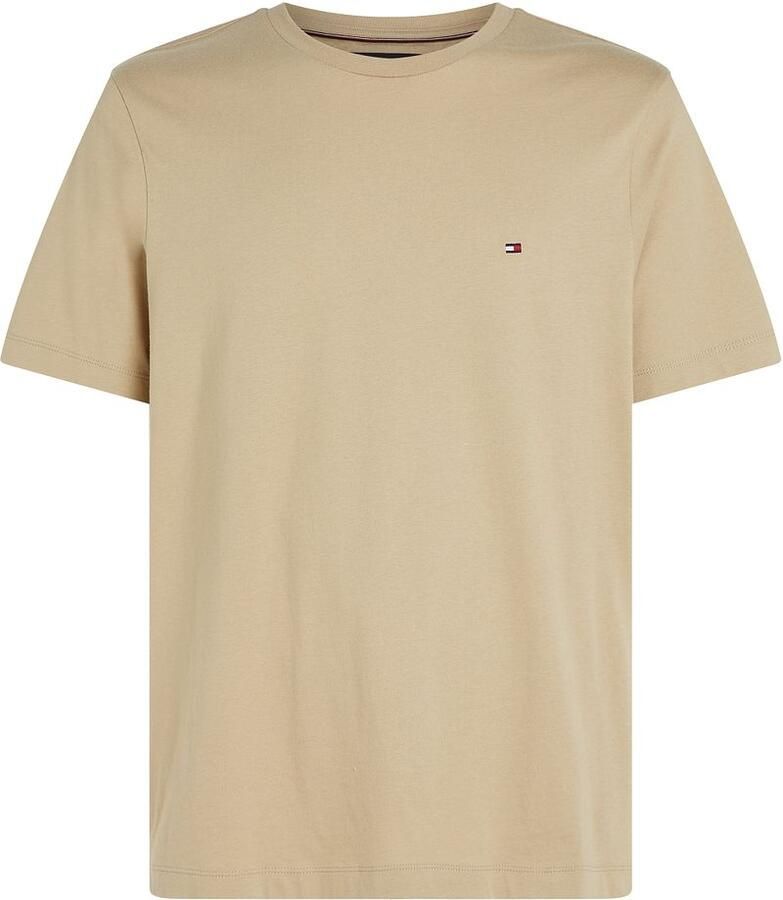 TOMMY HILFIGER Heren Polo's & T-shirts Ess Seasonal Reg Fit Solid Tee Zand - Foto 7