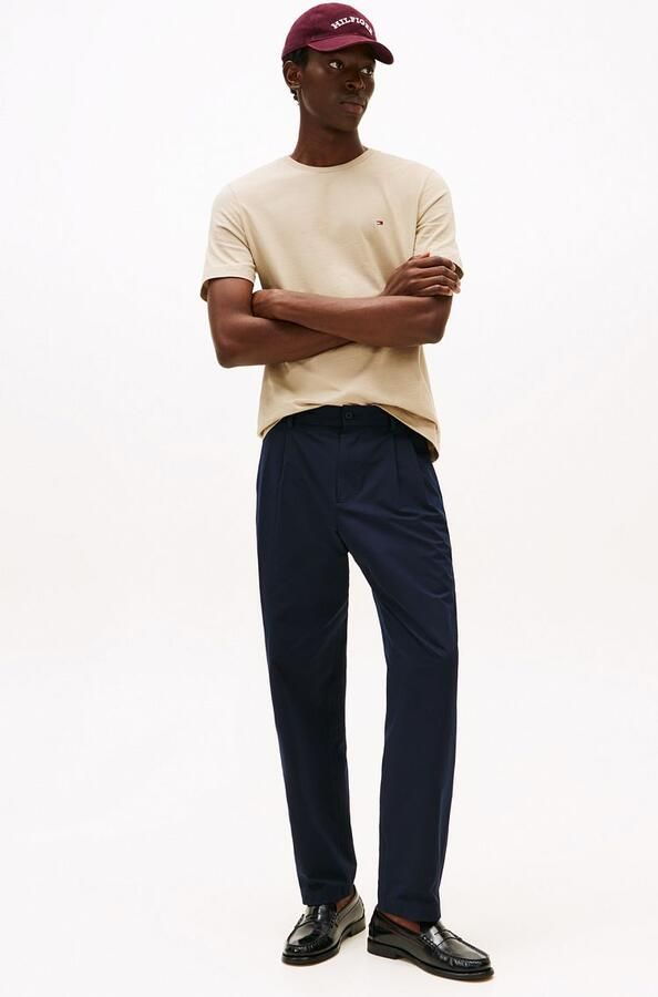 TOMMY HILFIGER Heren Polo's & T-shirts Ess Seasonal Reg Fit Solid Tee Zand - Foto 5