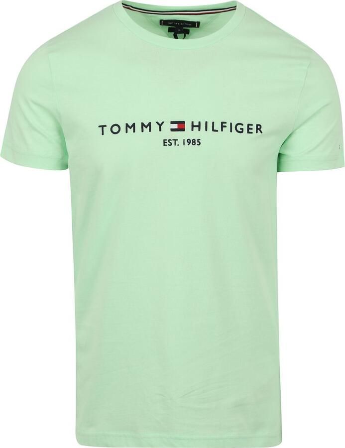 Tommy Hilfiger Core Embroidered Logo T-Shirt Green- Heren Green - Foto 2