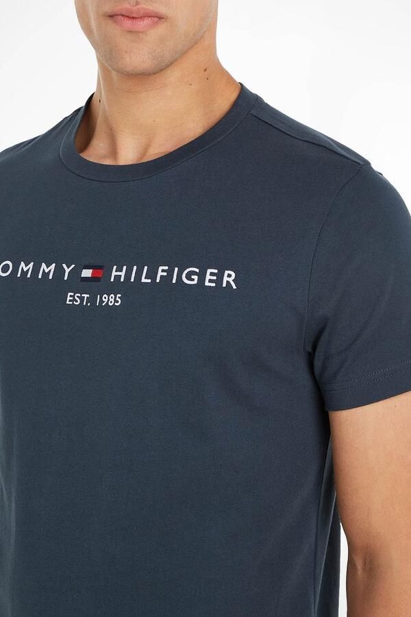 Tommy Hilfiger Blauw T-shirt met korte mouwen Moderne pasvorm Blue Heren - Foto 3