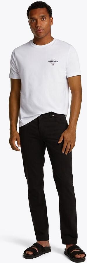 TOMMY HILFIGER Heren Polo's & T-shirts Monotype All American Tee Wit - Foto 9