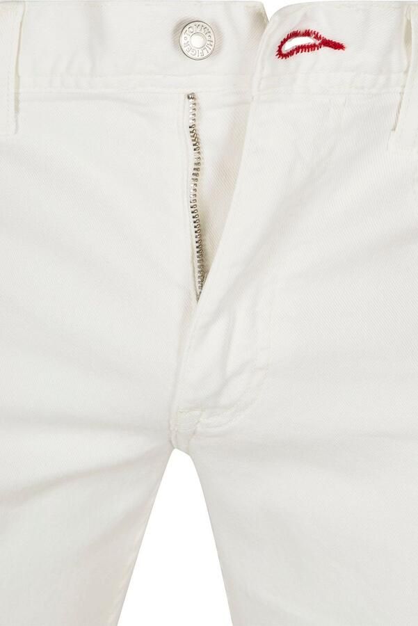 Tommy Hilfiger Witte Slim Fit Jeans Tapered Houston Pstr Gale White
