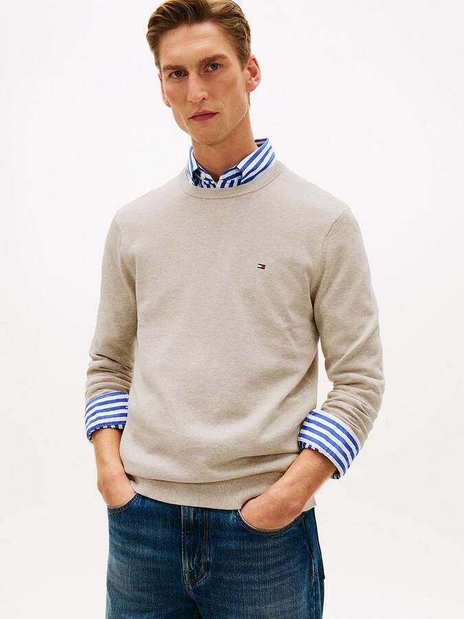 Tommy Hilfiger Essential Cotton Sweater Heren - Foto 2