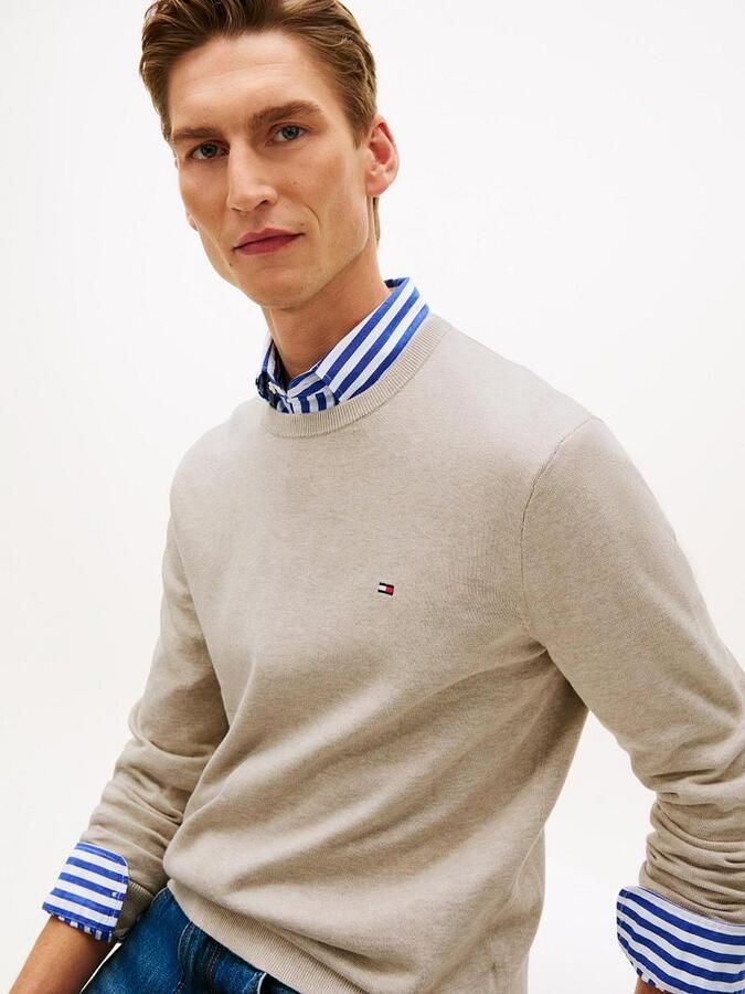 Tommy Hilfiger Essential Cotton Sweater Heren - Foto 3