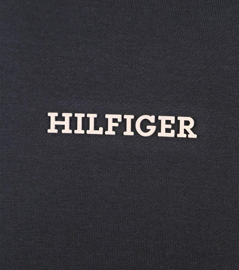 Tommy Hilfiger Monotype sweater donkerblauw Mw0Mw31487 DW5 Blauw Heren