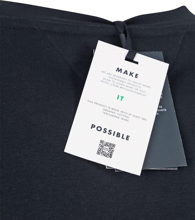 Tommy Hilfiger Monotype sweater donkerblauw Mw0Mw31487 DW5 Blauw Heren - Foto 2