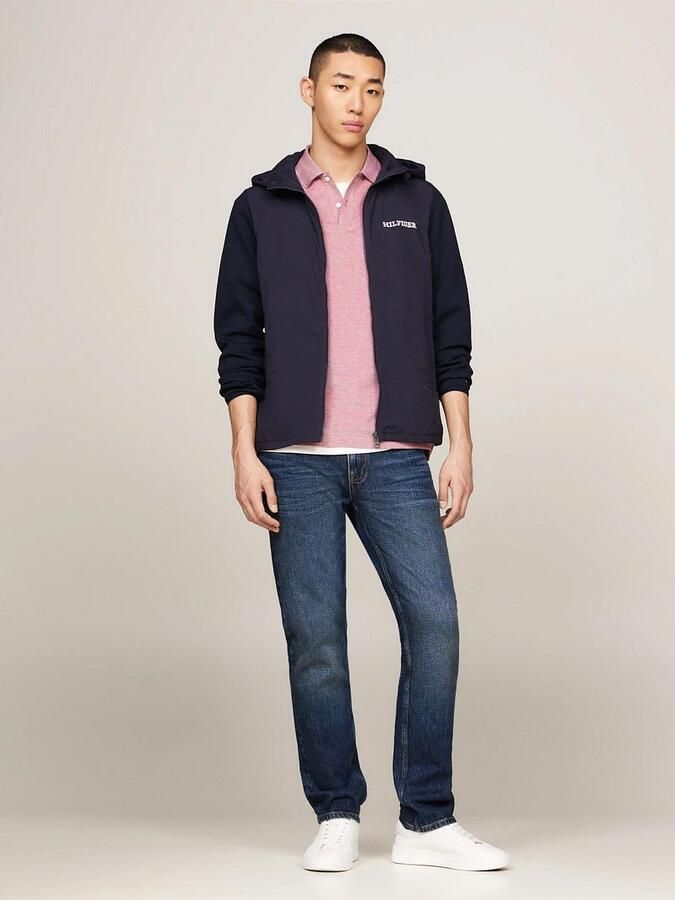 TOMMY HILFIGER Heren Truien & Vesten Monotype Mix Media H Blauw - Foto 4