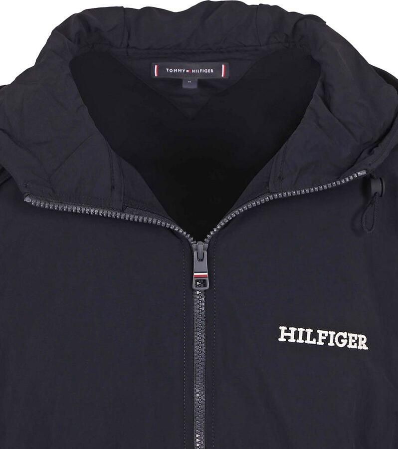 TOMMY HILFIGER Heren Truien & Vesten Monotype Mix Media H Blauw - Foto 2
