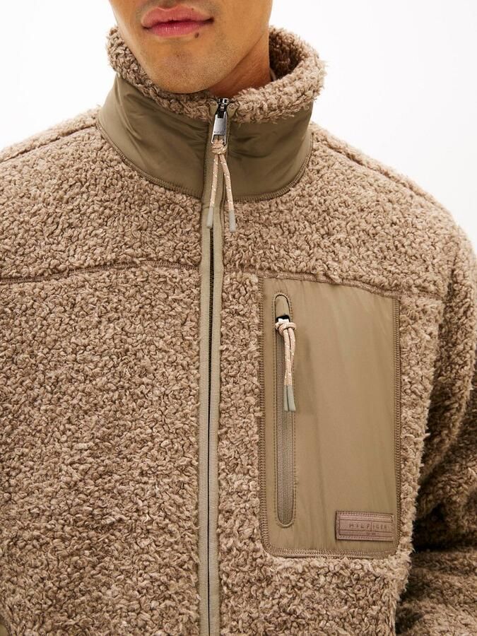 Tommy Hilfiger Vest Teddy Fleece Taupe - Foto 3