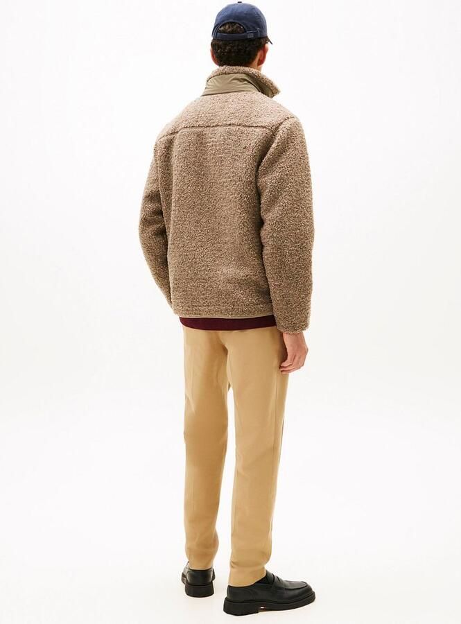 Tommy Hilfiger Vest Teddy Fleece Taupe - Foto 5