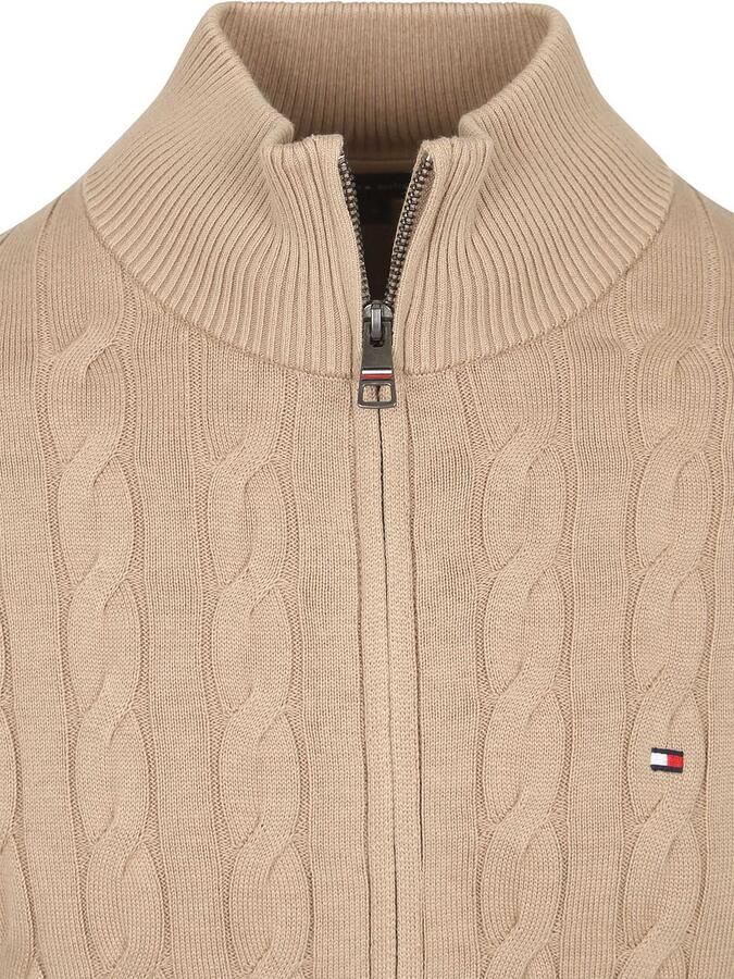 Tommy Hilfiger Regular fit gebreid jack van puur katoen - Foto 3