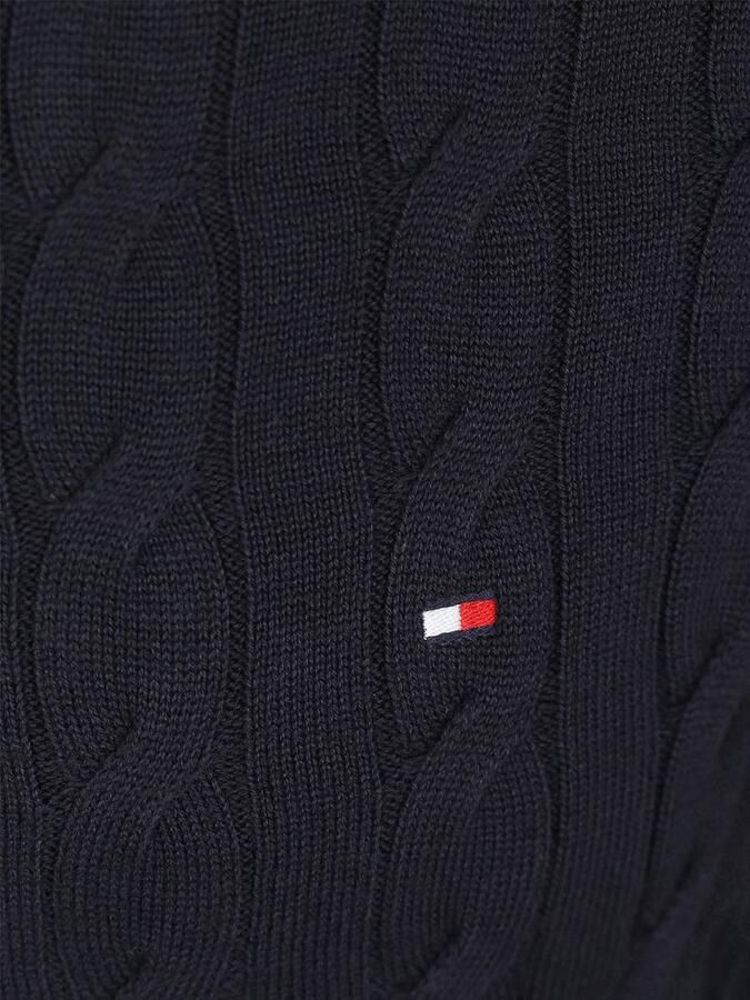 Tommy Hilfiger Regular fit gebreid jack van puur katoen - Foto 2