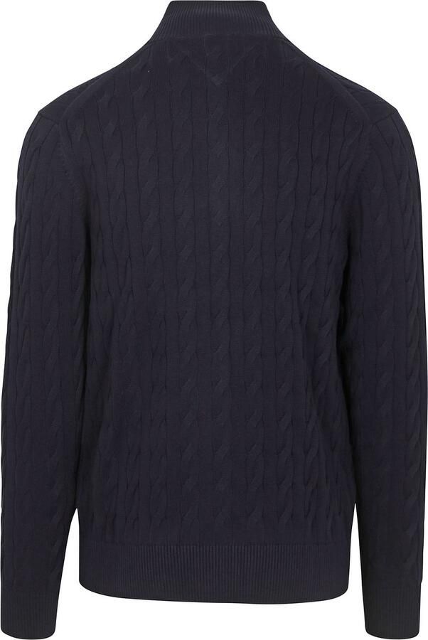 Tommy Hilfiger Regular fit gebreid jack van puur katoen