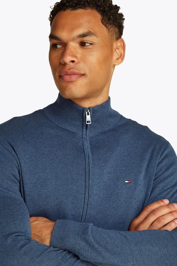 Tommy Hilfiger Essential Mock Neck Zip Vest Heren