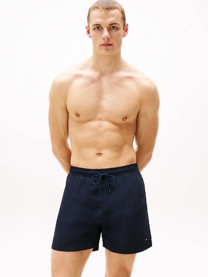 TOMMY HILFIGER Heren Zwembroeken Medium Drawstring Donkerblauw - Foto 4